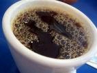 Image of cup of black coffee -- coffee beans available at Great Spirit Store